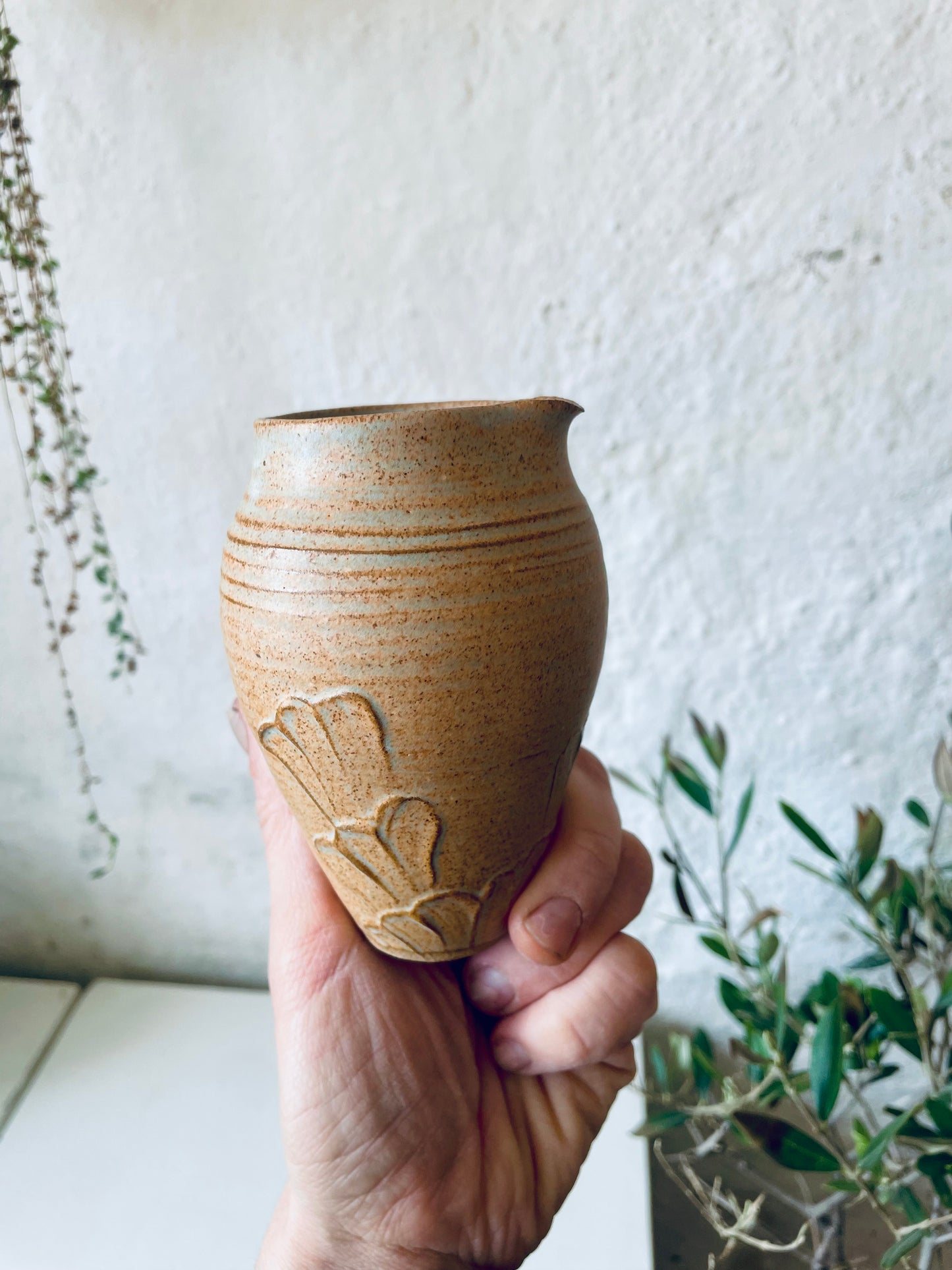 Flower petal creamer