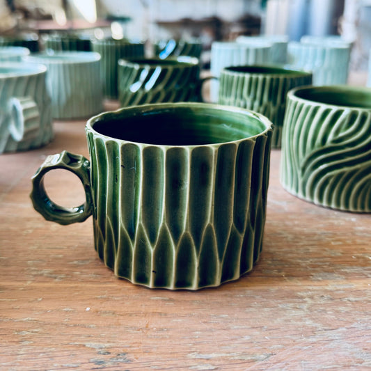 Carved cup