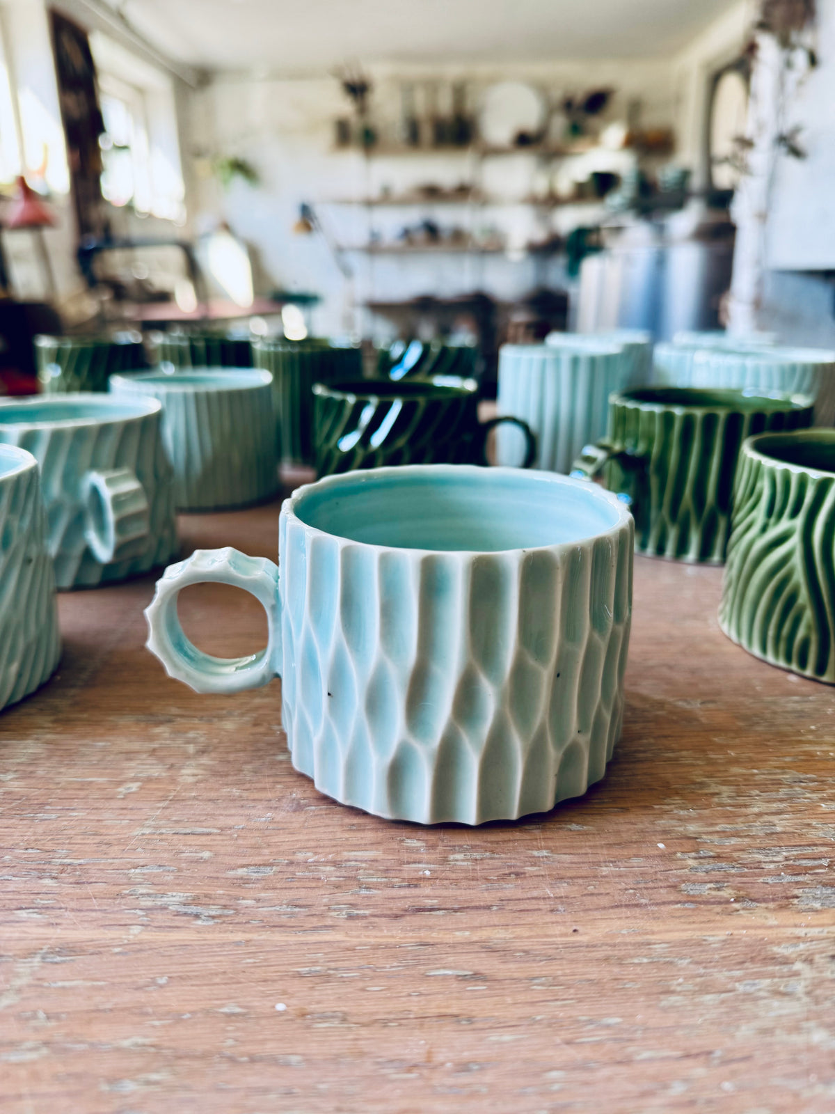 Carved cup
