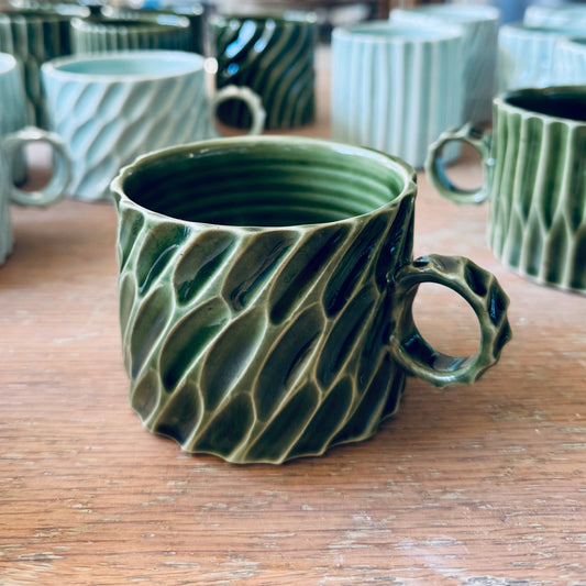 Carved cup