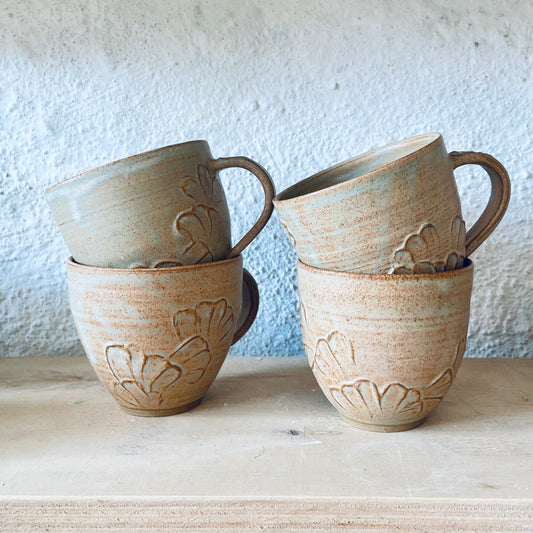 Flower petal mug