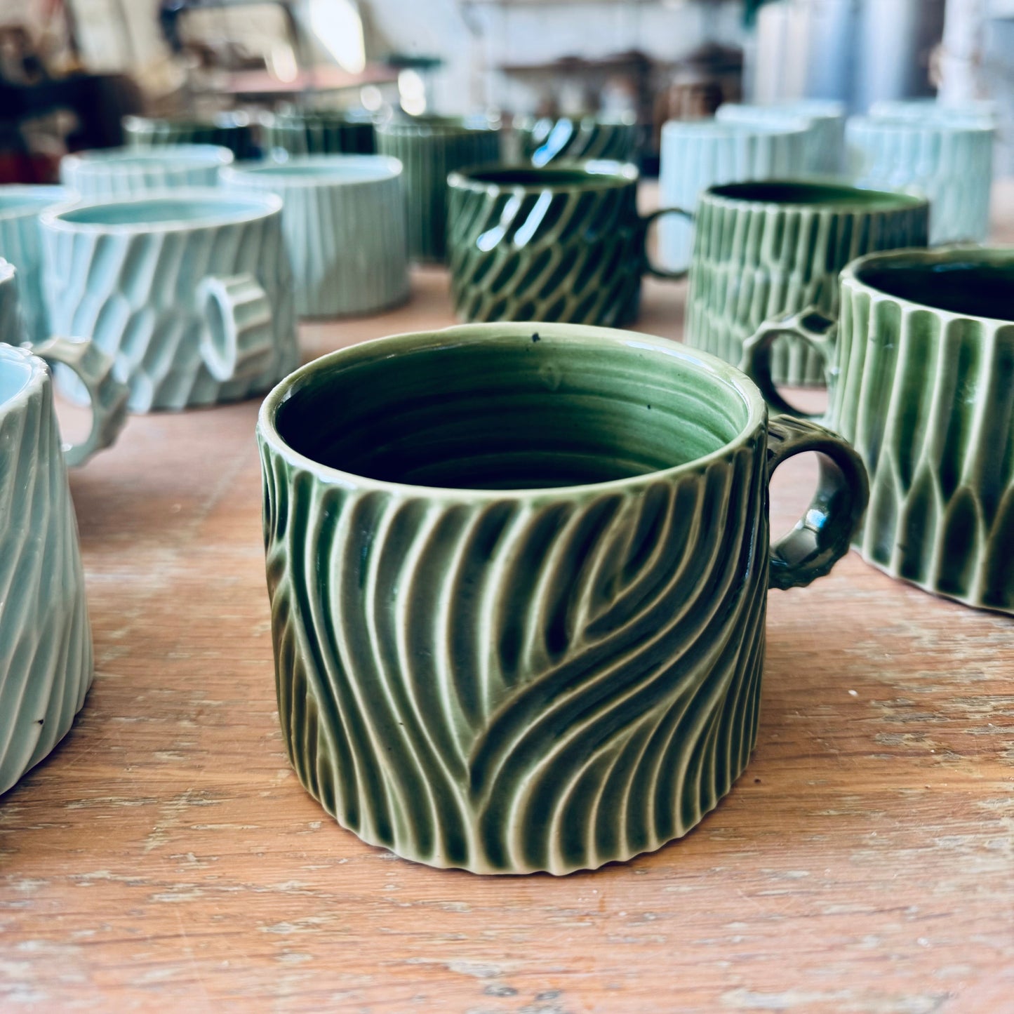 Carved cup