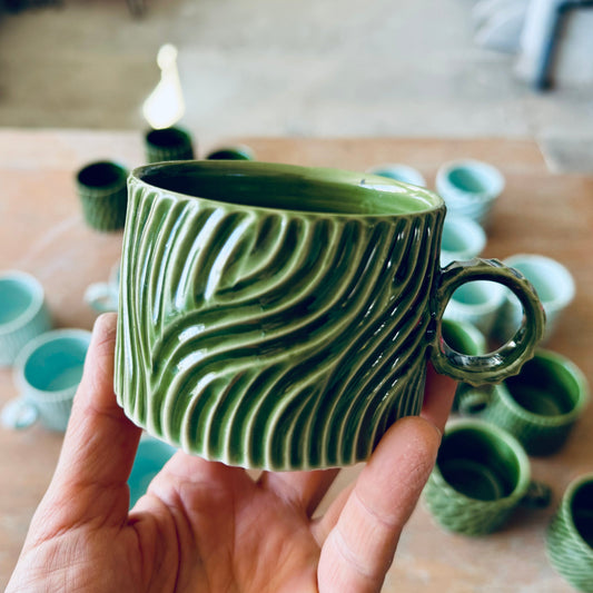 Carved cup