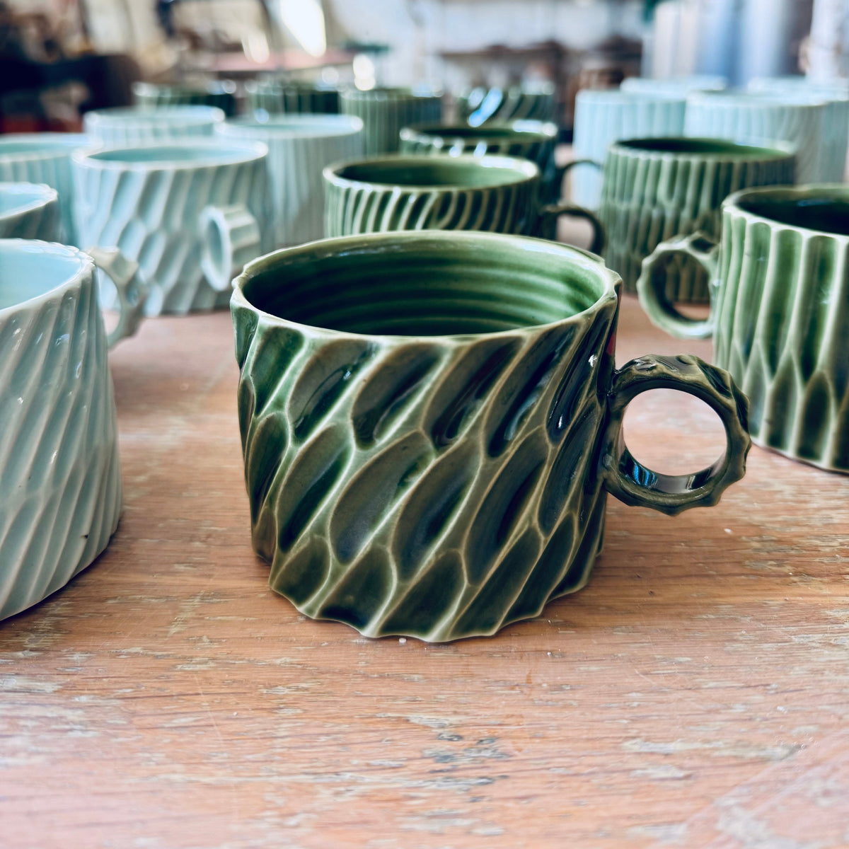 Carved cup